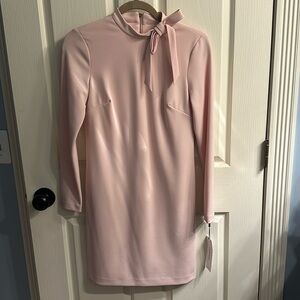 NWT Calvin Klein Long Sleeve Dress 4P Pink